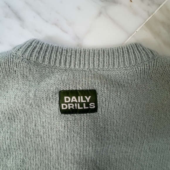 Daily Drills green (Harbor) button cardigan  Xs/sm - Picture 6 of 8